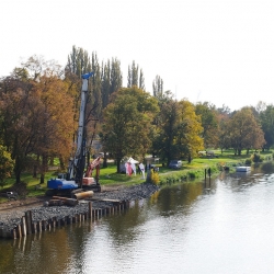 Začala výstavba přístaviště pro malá plavidla ve Štětí