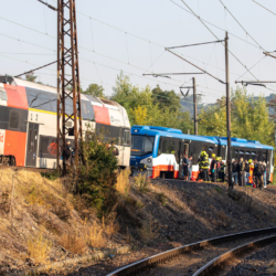 Srážka vlaků v Praze. Jeden strojvedoucí byl opilý, druhý v zácviku