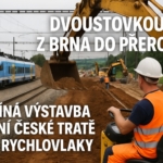 Dvoustovkou z Brna do Přerova: začíná výstavba první české tratě pro rychlovlaky