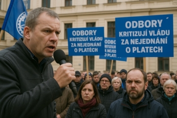 Odbory kritizují vládu za nejednání o platech