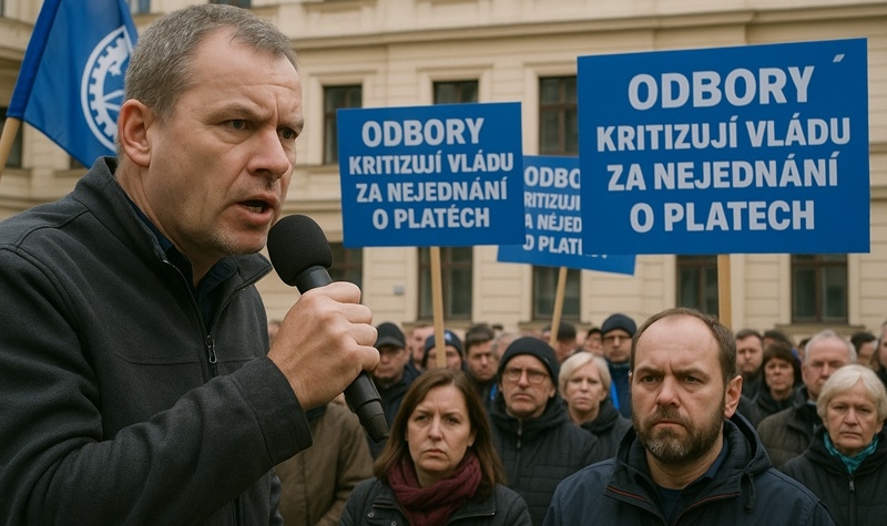 Odbory kritizují vládu za nejednání o platech